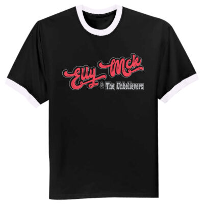 Elly McK & The Unbelievers Logo Black Ringer Thumbnail